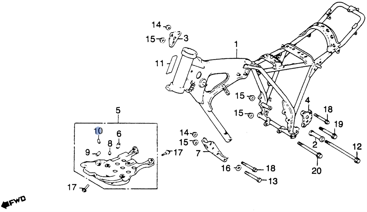 Honda OEM part 50355-434-000