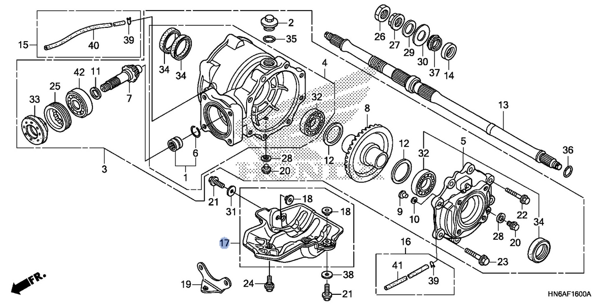 Honda OEM part 50355-HM8-B40