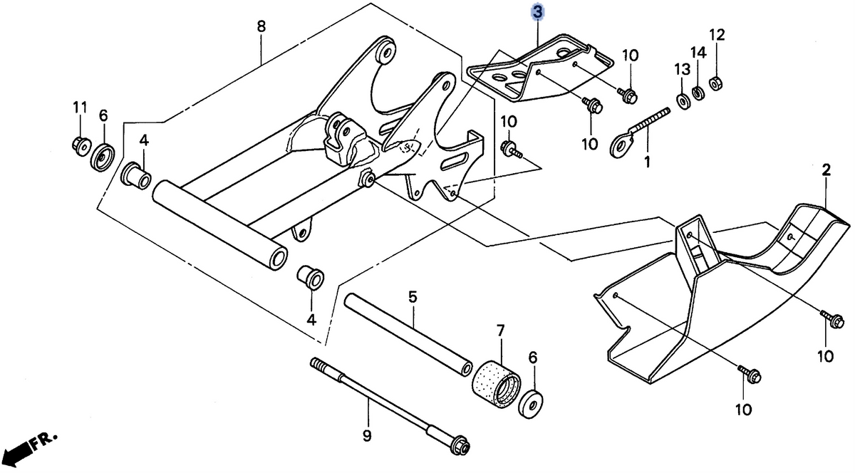 Honda OEM part 50356-HF7-000