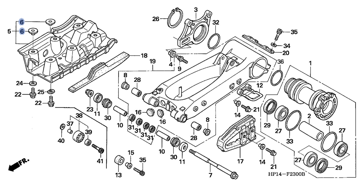 Honda OEM part 50358-HP1-000