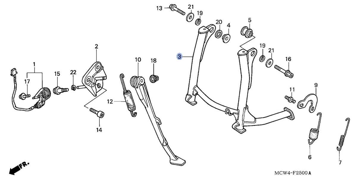 Honda OEM part 50500-MCW-D00