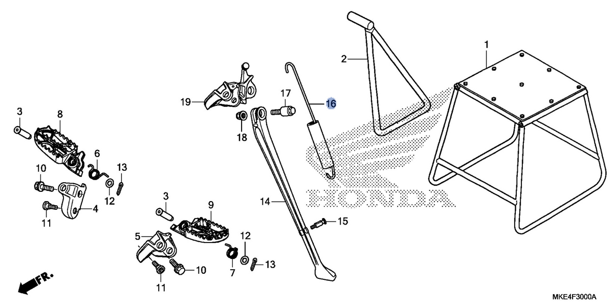 Honda OEM part 50540-MKE-A10