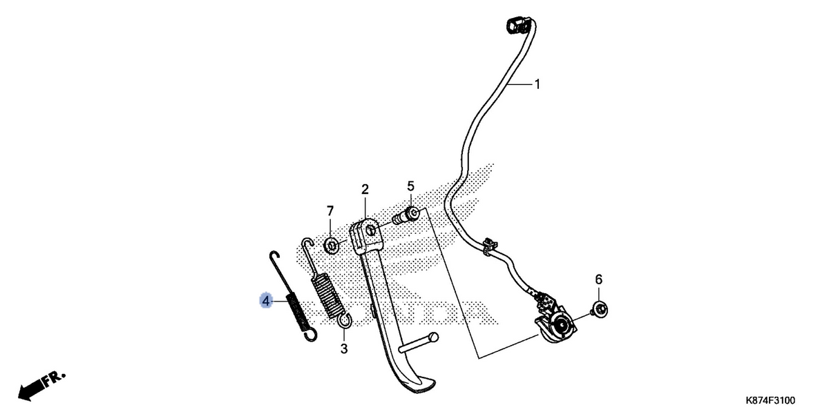 Honda OEM part 50542-MB0-611