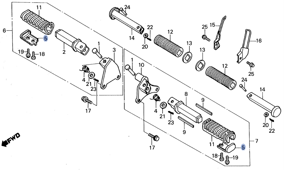 Honda OEM part 50619-MN0-000