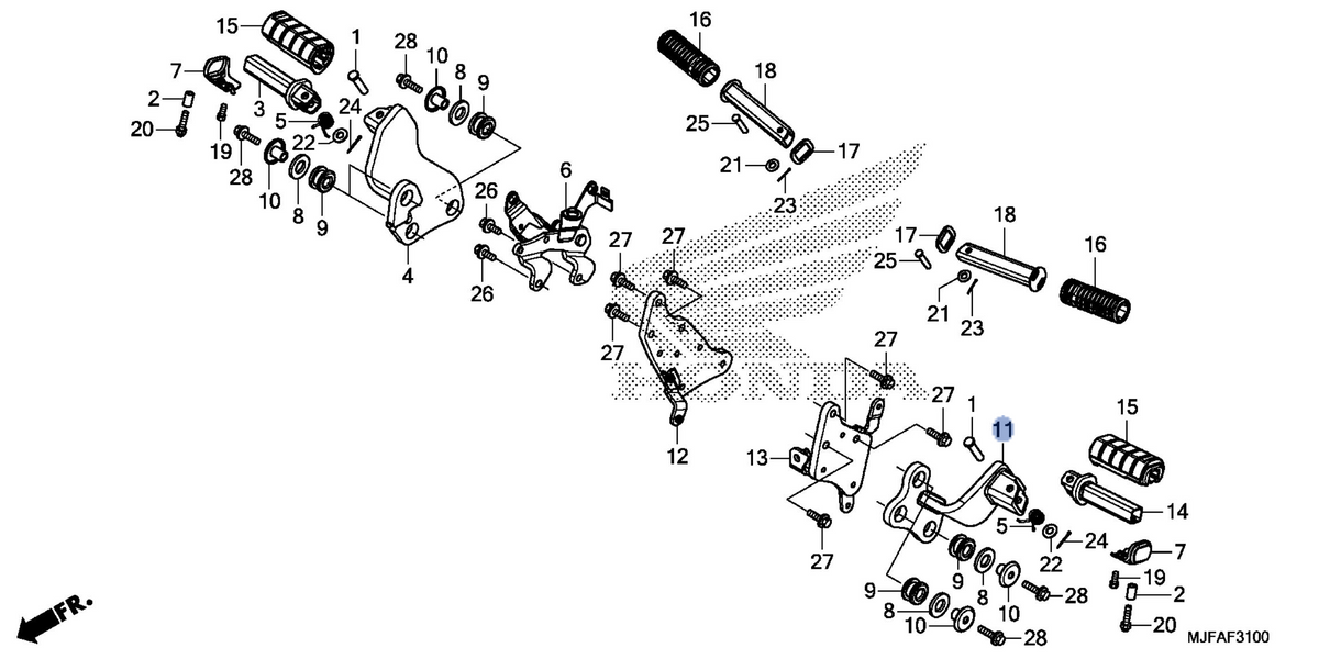 Honda OEM part 50625-MJF-A00