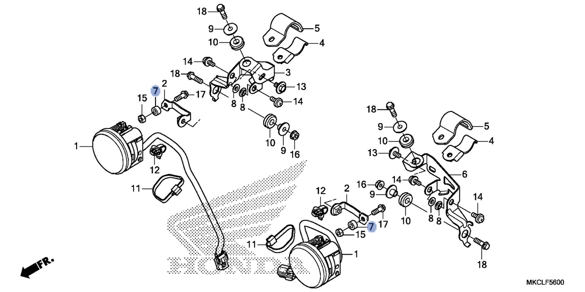 Honda OEM part 50631-MGS-D30