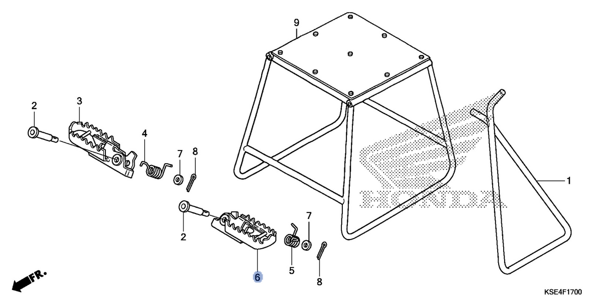 Honda OEM part 50642-KSE-000