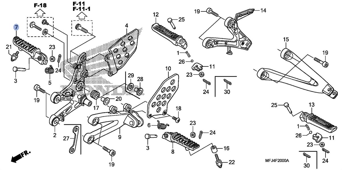 Honda OEM part 50660-MFJ-D00