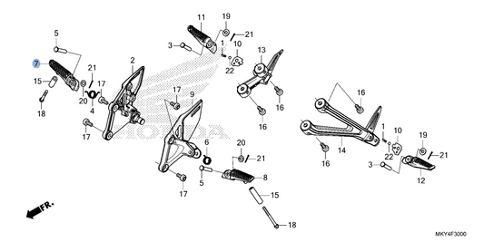 Honda OEM part 50660-MKN-D50