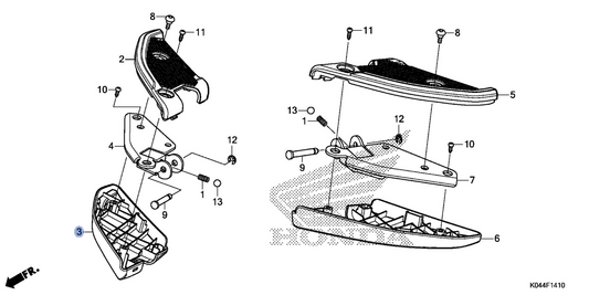 Honda OEM part 50712-K04-930