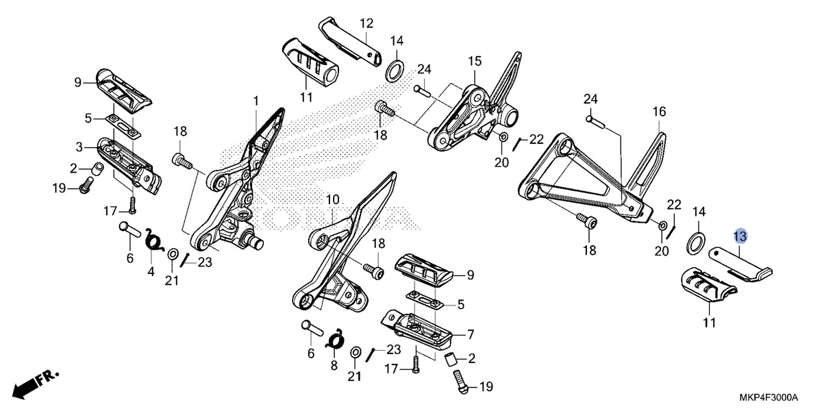 Honda OEM part 50712-KYJ-305