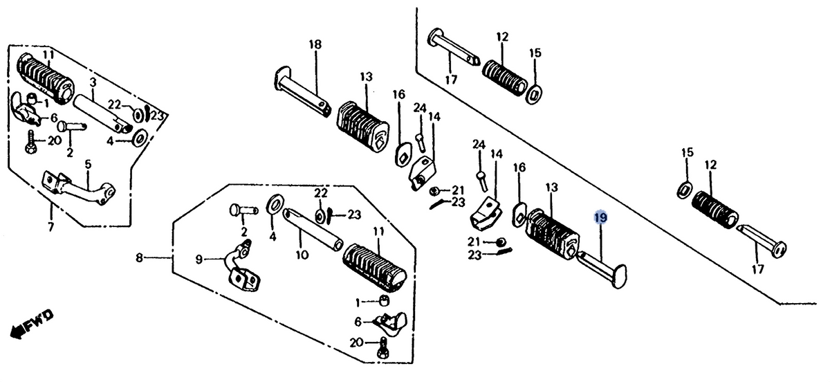 Honda OEM part 50718-461-770