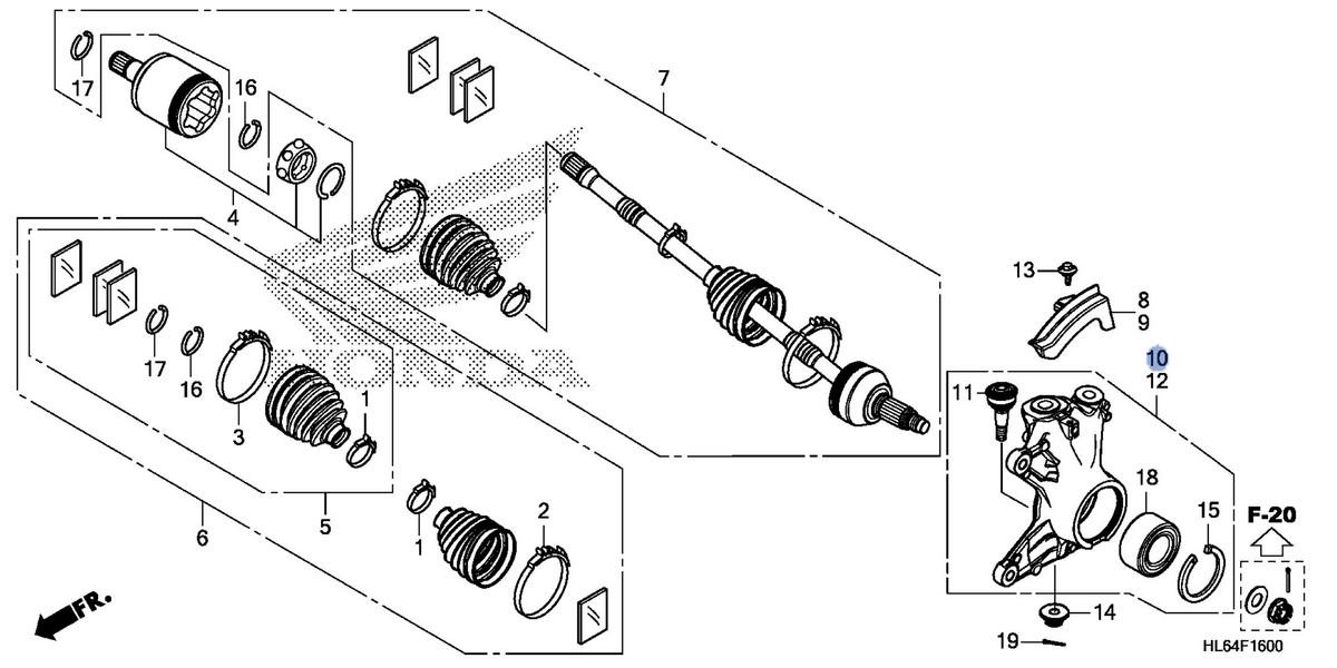 Honda OEM part 51200-HL6-AA0