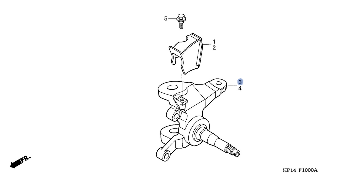 Honda OEM part 51210-HP1-000