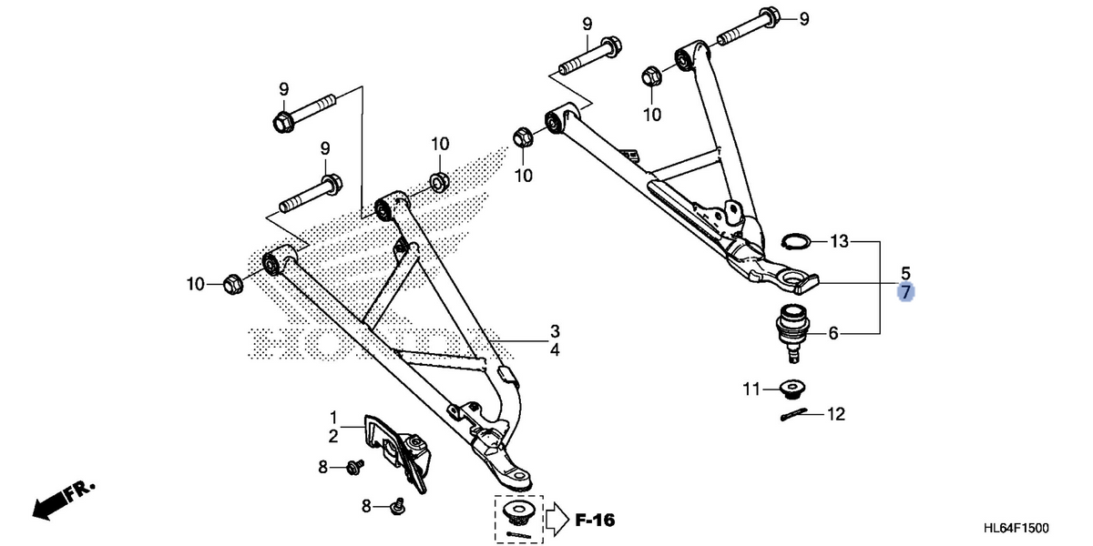 Honda OEM part 51380-HL6-A10ZH