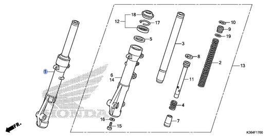 Honda OEM part 51400-K36-305