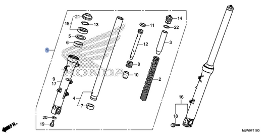 Honda OEM part 51400-MJW-316