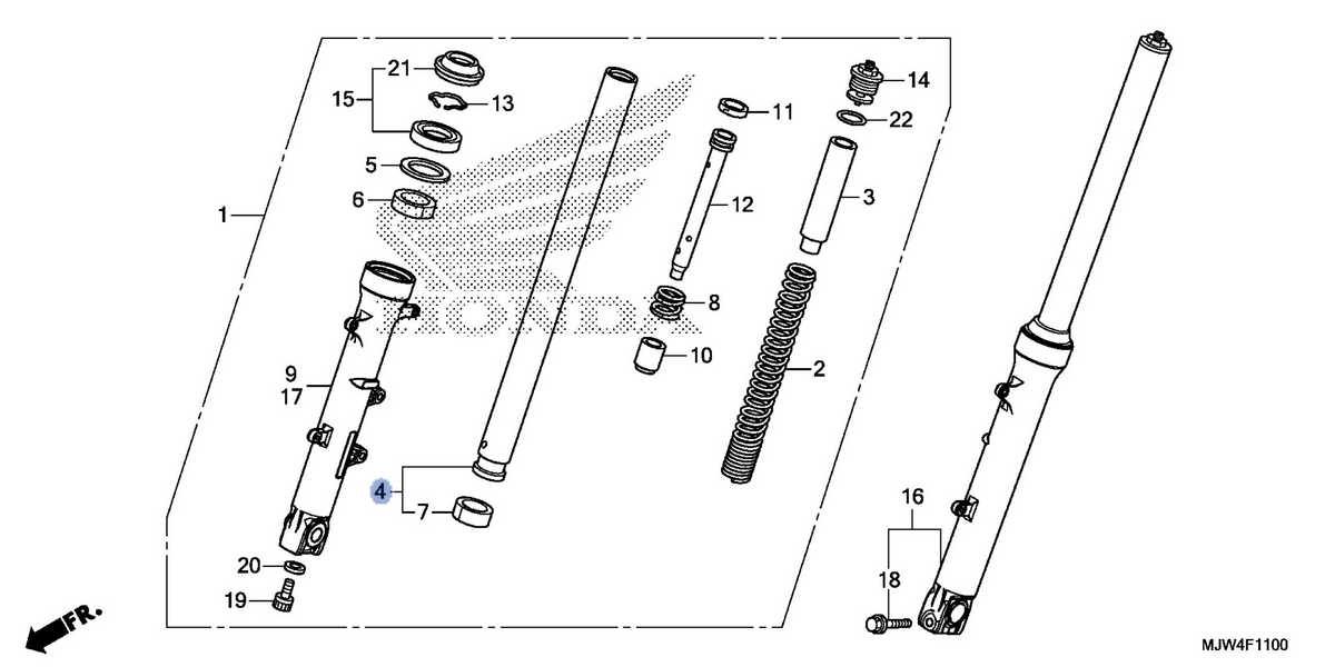 Honda OEM part 51410-MJW-J81