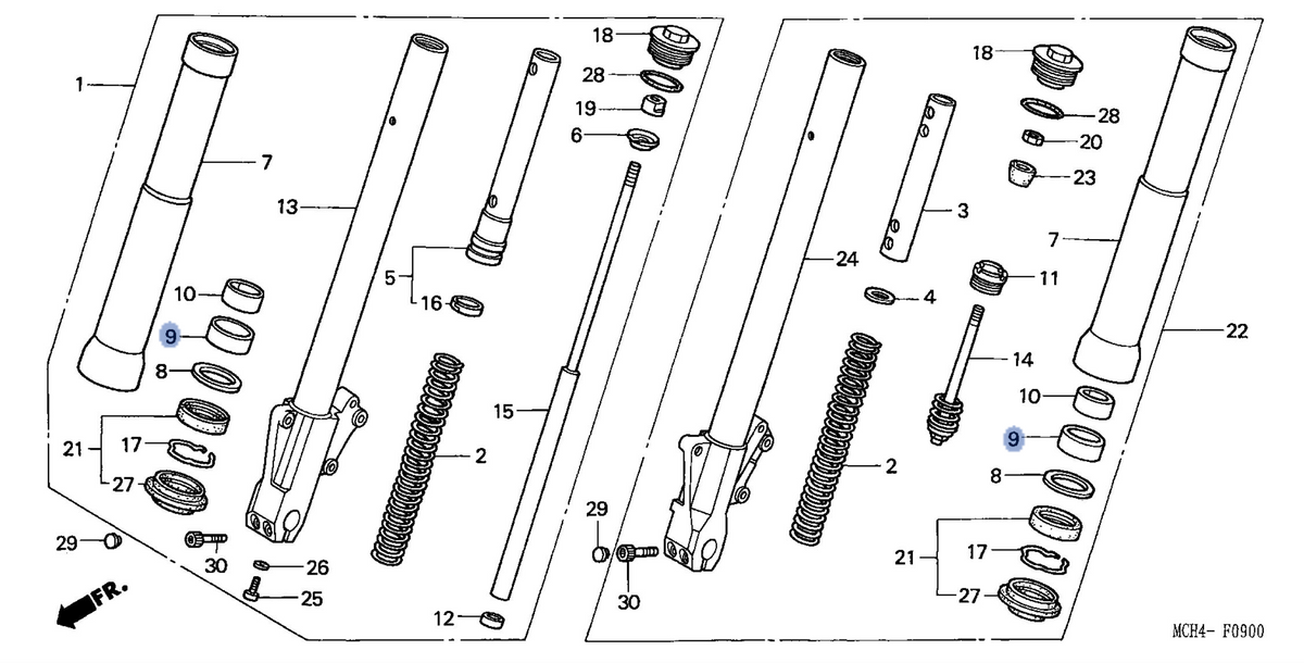 Honda OEM part 51414-MCH-003