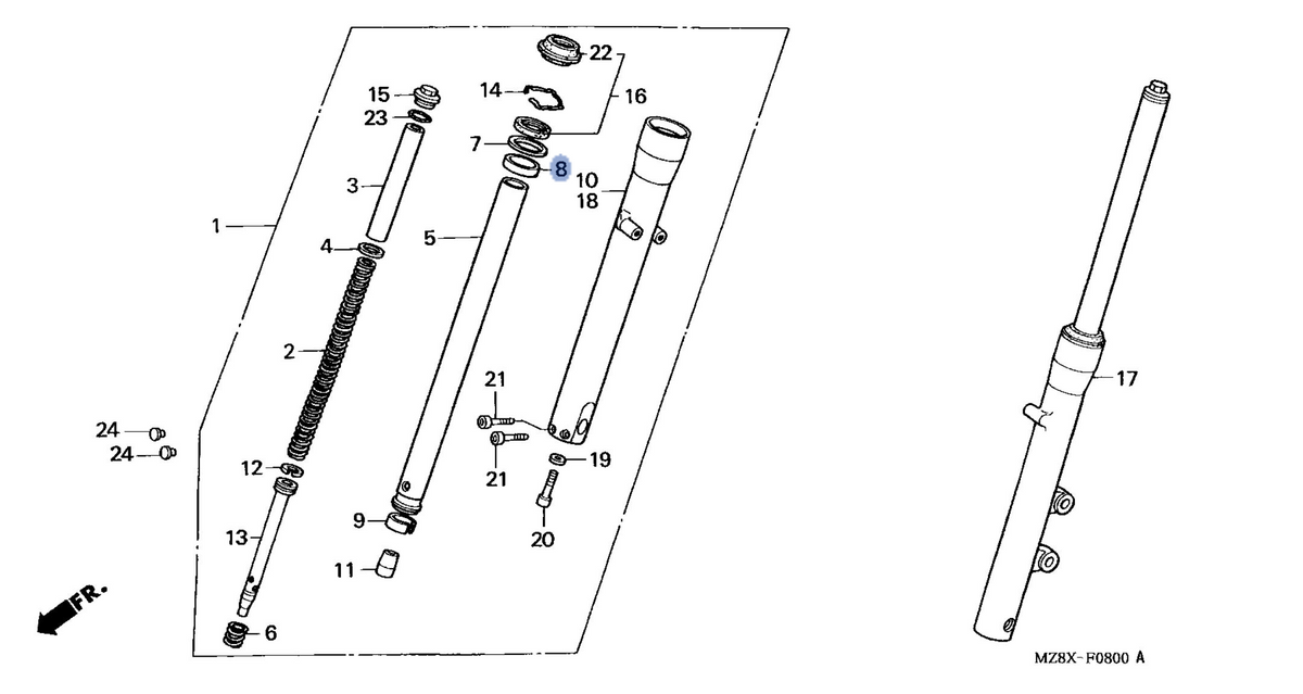 Honda OEM part 51414-MR1-672