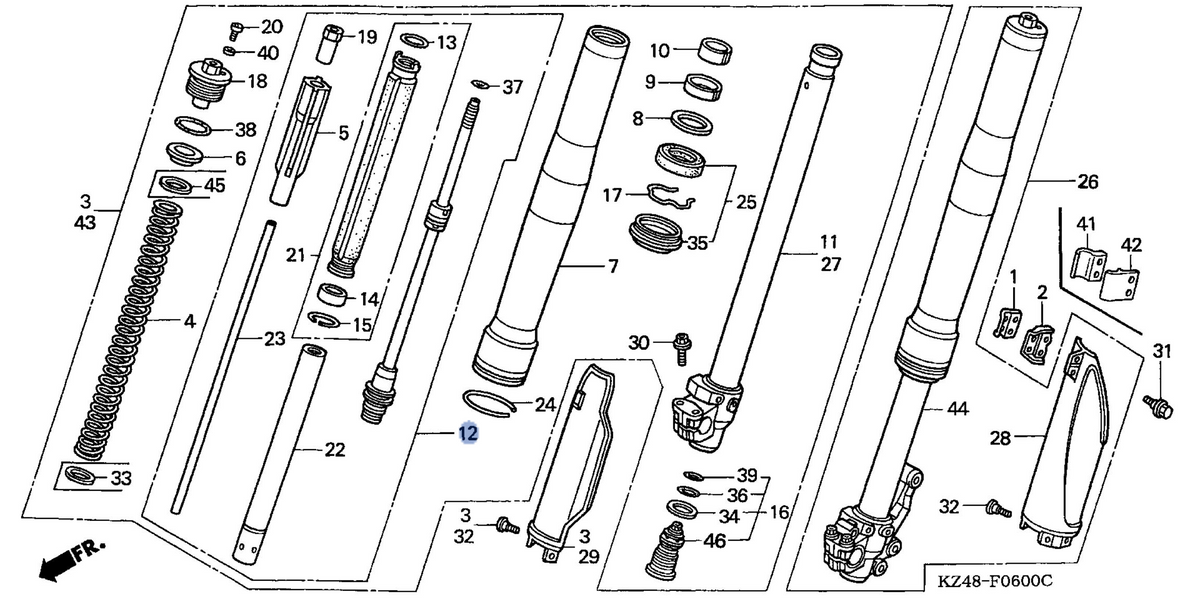 Honda OEM part 51430-KZ4-J41