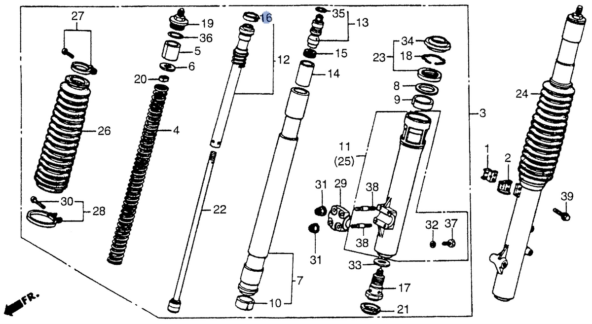 Honda OEM part 51435-KS7-003