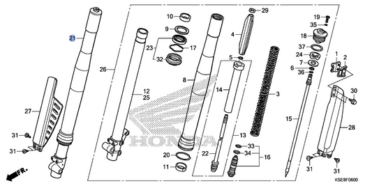 Honda OEM part 51480-KSE-N11
