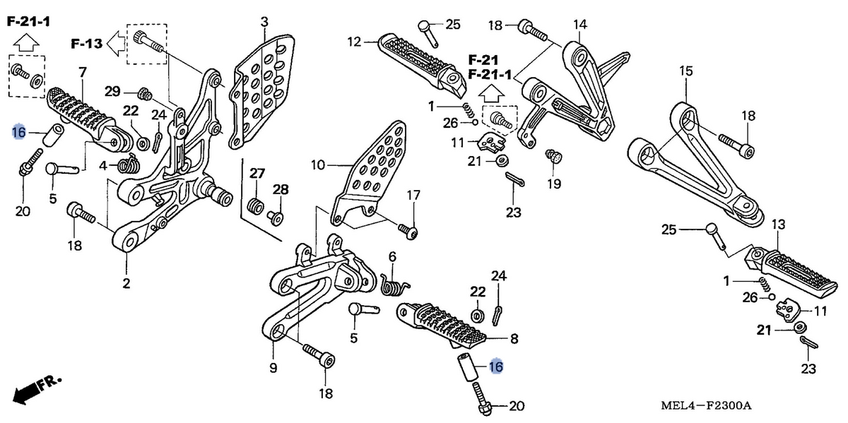Honda OEM part 51486-MEL-000