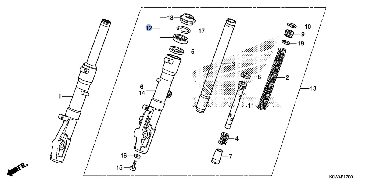 Honda OEM part 51490-KRM-852