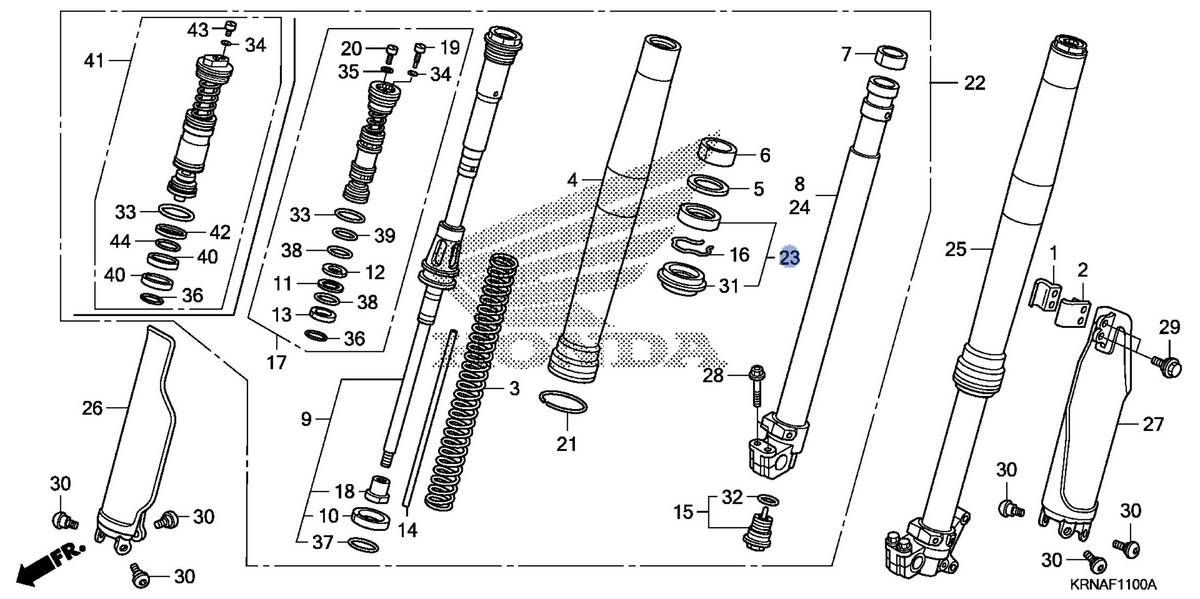 Honda OEM part 51490-KRN-A41