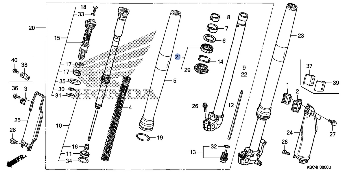 Honda OEM part 51490-KSC-003