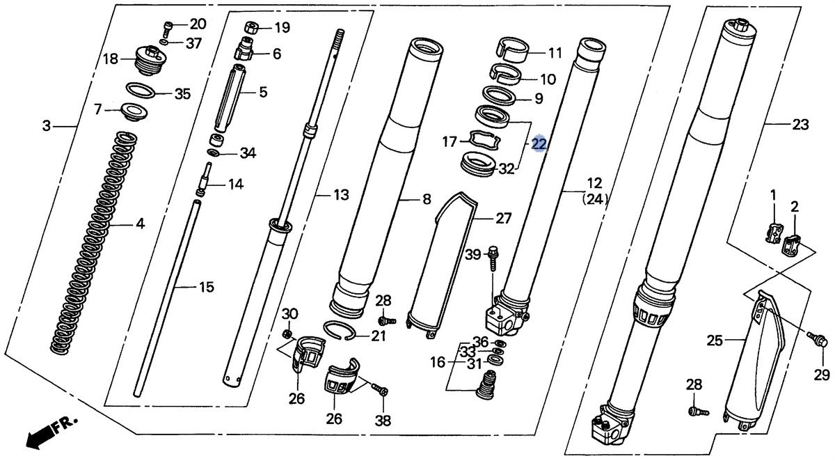 Honda OEM part 51490-KZ4-305