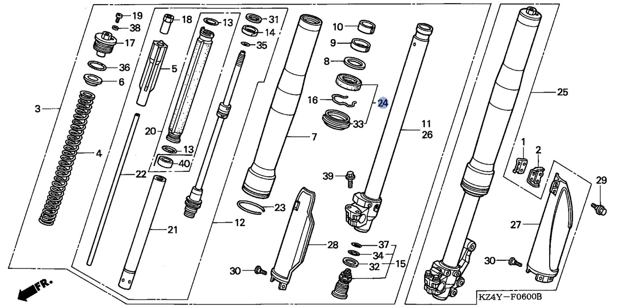 Honda OEM part 51490-KZ4-J21