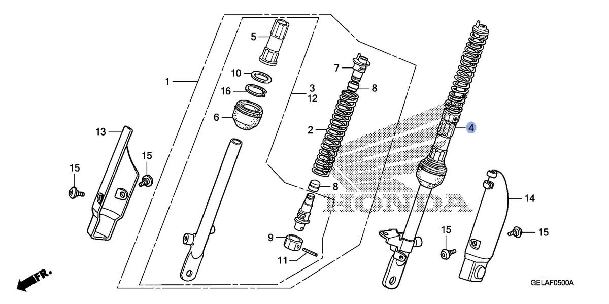 Honda OEM part 51500-GEL-J01