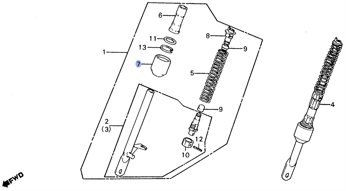 Honda OEM part 51503-165-003