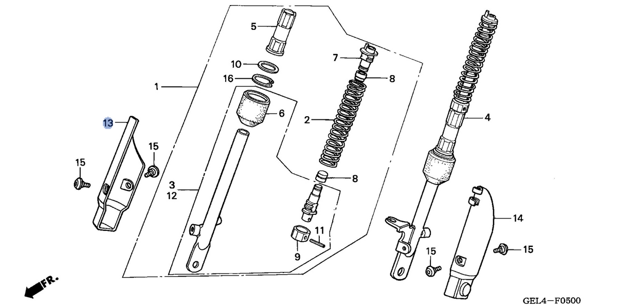 Honda OEM part 51610-GEL-700ZA