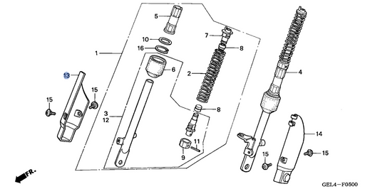 Honda OEM part 51610-GEL-700ZA
