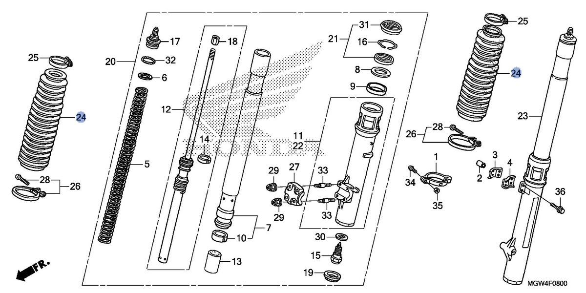 Honda OEM part 51611-MN1-672ZD