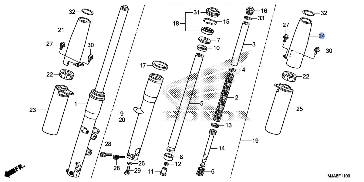 Honda OEM part 51660-MJA-B60