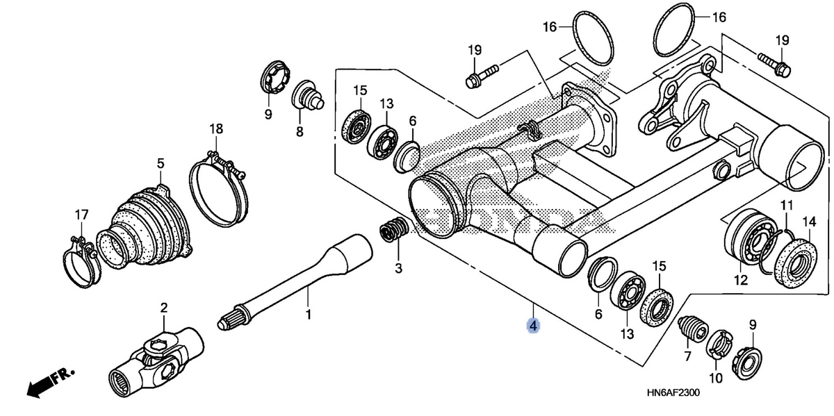 Honda OEM part 52100-HN6-F30ZA