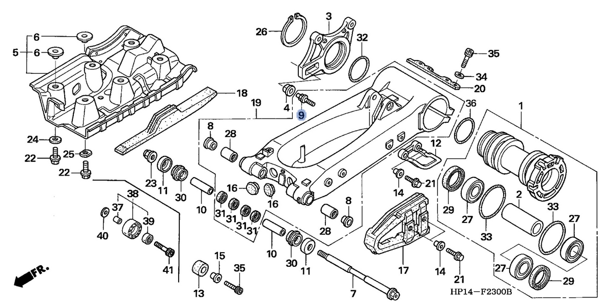 Honda OEM part 52121-HB9-770