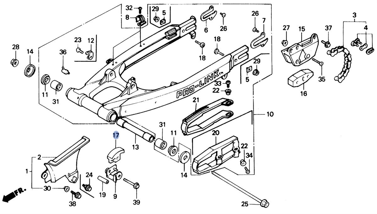 Honda OEM part 52155-KT1-670