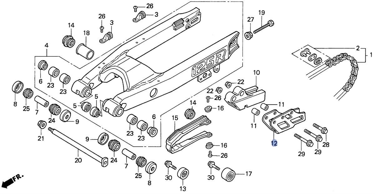 Honda OEM part 52156-ML3-910