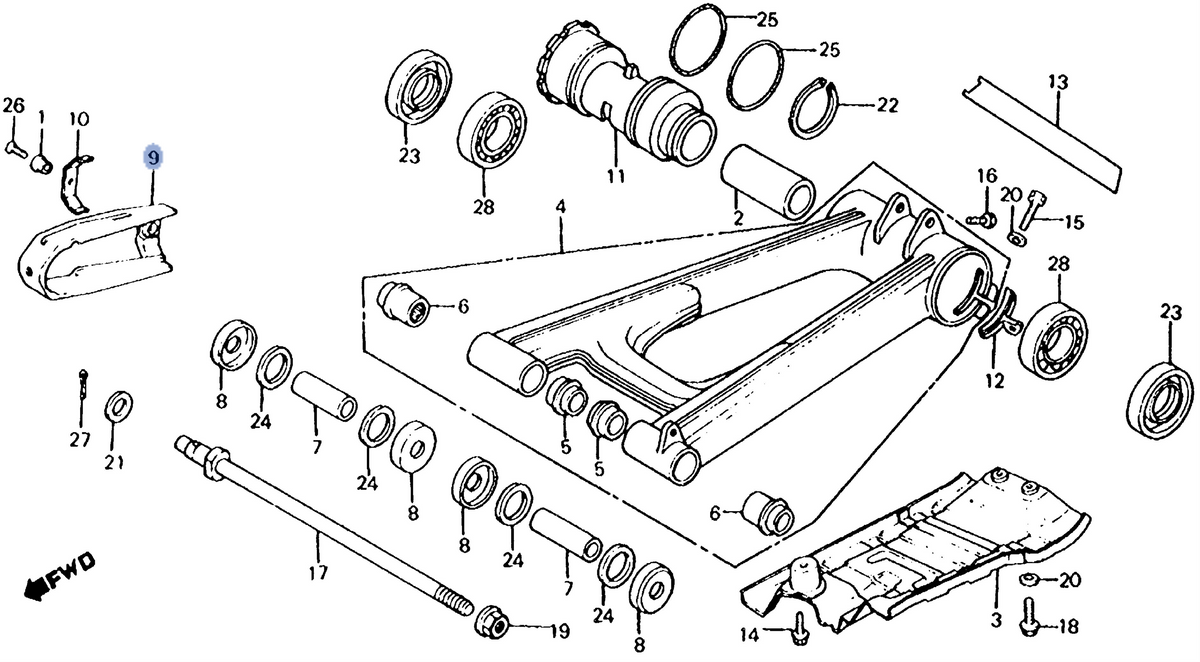 Honda OEM part 52170-964-000