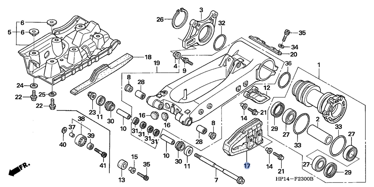 Honda OEM part 52170-HP1-600