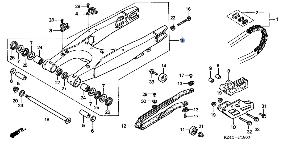Honda OEM part 52200-KZ4-J20