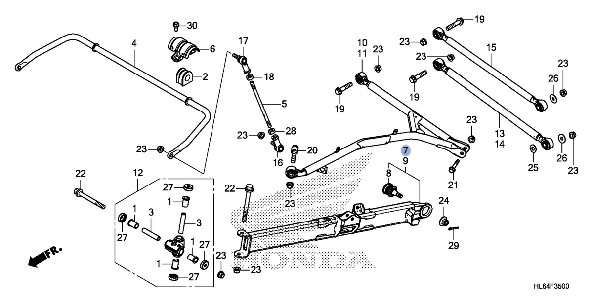 Honda OEM part 52350-HL6-A10ZH