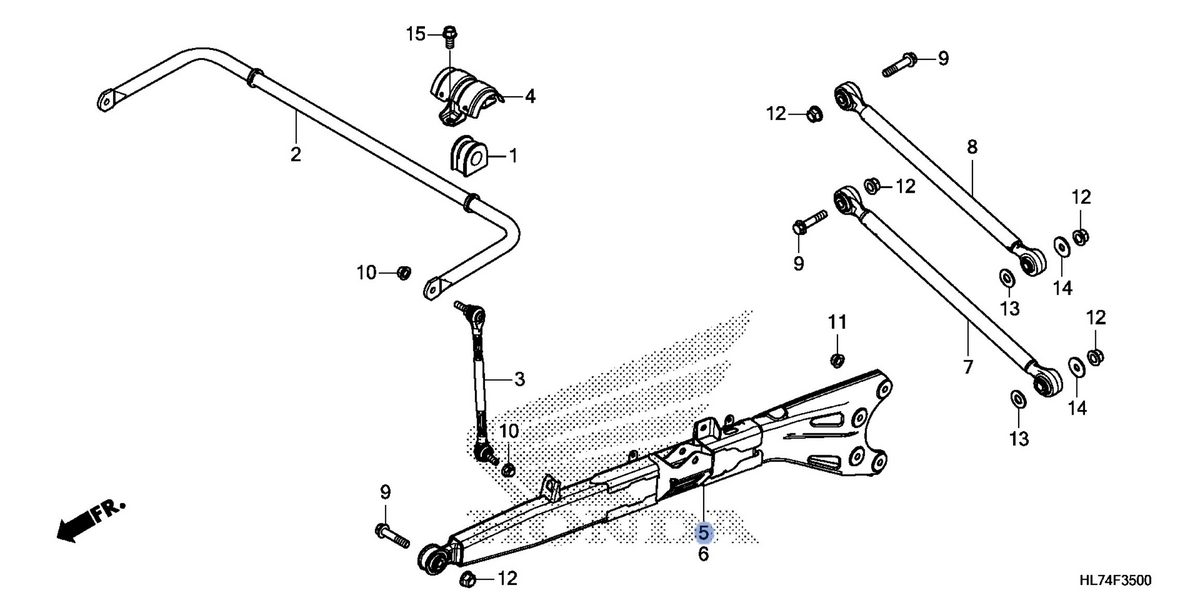 Honda OEM part 52350-HL7-A20ZA