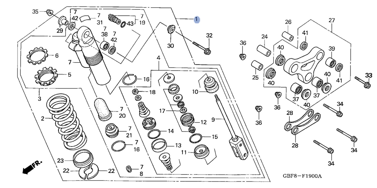 Honda OEM part 52400-GBF-B41