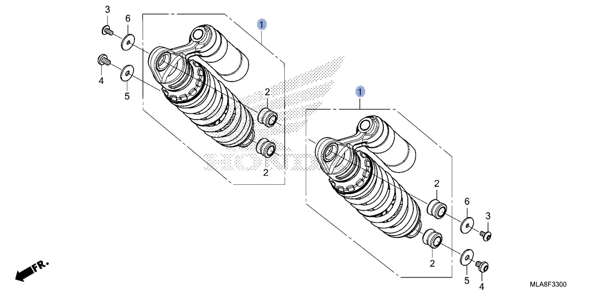 Honda OEM part 52400-MLA-AA1